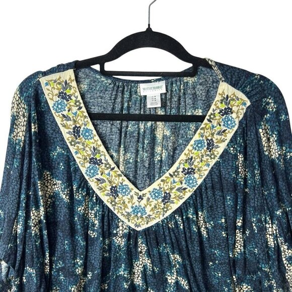 Lot Of 2 Motherhood Maternity Floral Tops Women’s Size Medium - Picture 3 of 14